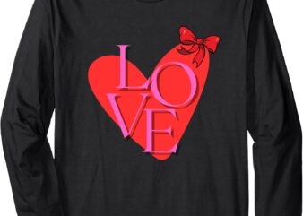 Love heart Long Sleeve T-Shirt