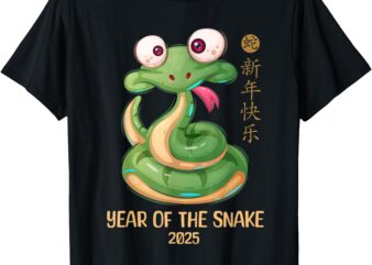 Lunar New Year 2025 Happy Chinese New Year Of The Snake T-Shirt