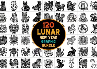 Chinese Lunar New Year Graphic Bundle