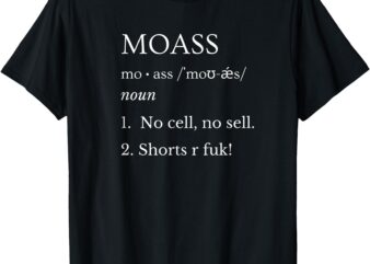 MOASS No Cell No Sell Shorts R Fuk for Stonk Gamer Apes T-Shirt