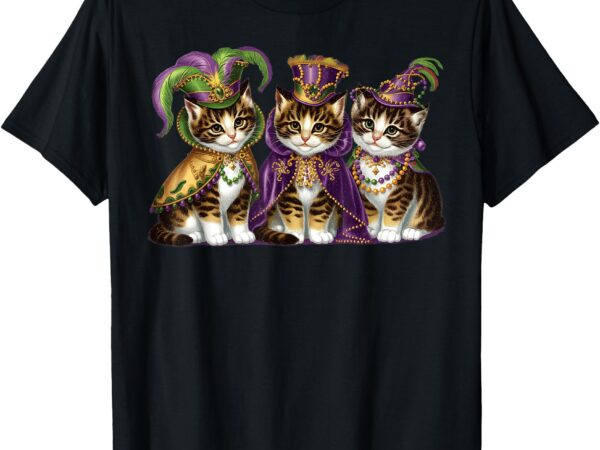 Meowdi gras mardi gras cat lover new orleans louisiana usa t-shirt