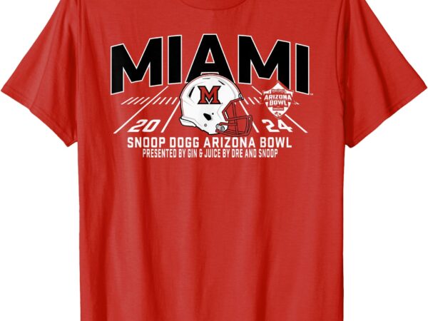 Miami redhawks arizona bowl 2024 football t-shirt