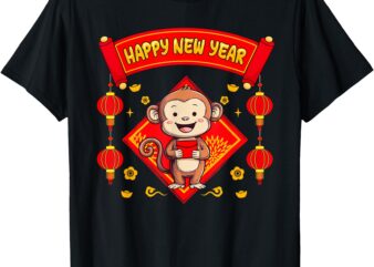 Monkey Zodiac Vietnamese New Year Matching Family Zodiac T-Shirt