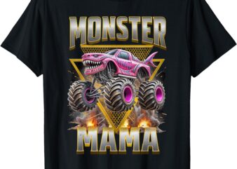 Monster Truck Mama Monster Truck Are My Jam Truck Lovers T-Shirt