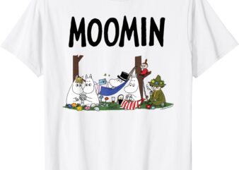 Moomin Family Relaxing T-Shirt