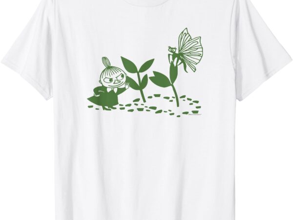 Moomin little my nature scene green print t-shirt