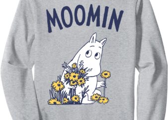 Moomin Moomintroll Flowers Sweatshirt