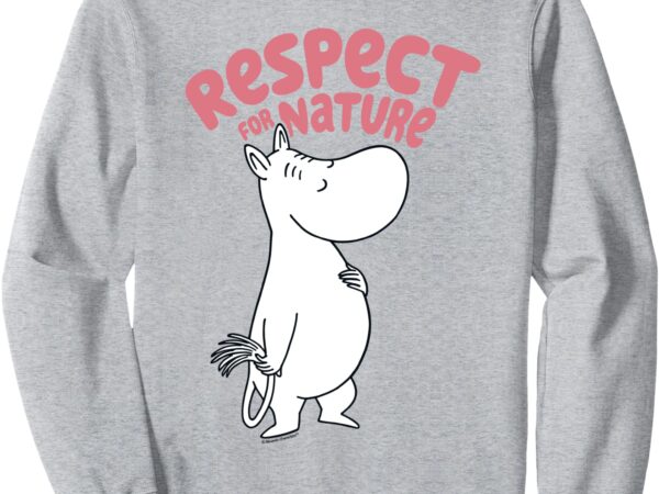 Moomin moomintroll respect for nature sweatshirt