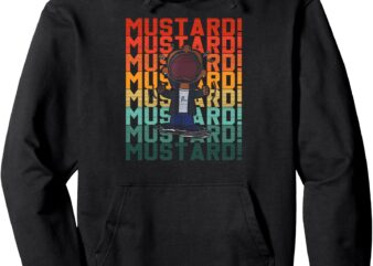 Mustard Lamar Meme Funny Hip Hop Music Pullover Hoodie