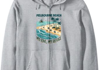 My refuge Melbourne Beach Zip Hoodie