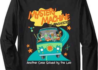 Mystery Machine of Diagnostics Funny Medical Lab Week 2025 Long Sleeve T-Shirt