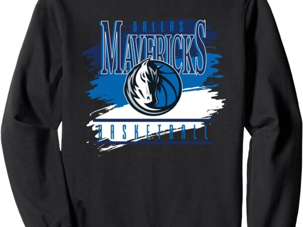 Nba official dallas mavericks spilled paint sweatshirt