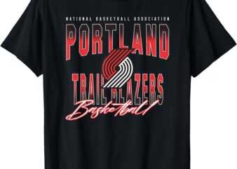 NBA Official Portland Trail Blazers Fade Out T-Shirt