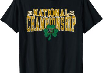 ND National Championship 2025 Vintage Football T-Shirt