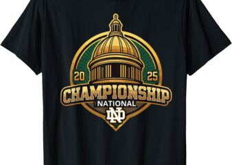 ND National Championship 2025 Vintage Football T-Shirt T-Shirt