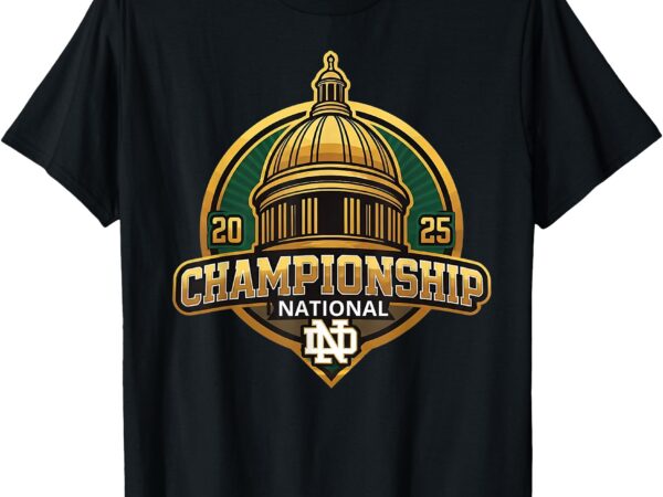 Nd national championship 2025 vintage football t-shirt t-shirt