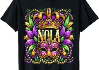 NOLA New Orleans Mardi Gras 2025 T-Shirt