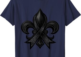 New Orleans Strong 2025 NOLA Strong Support Fleur De Lis T-Shirt