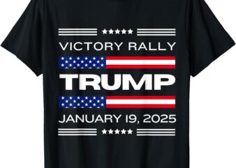 New! TRUMP VICTORY RALLY MAGA Historic The Last Trump Rally T-Shirt