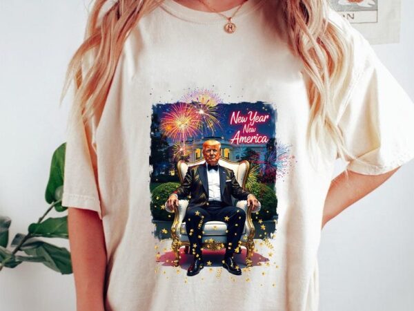 New year trump 2025 coquette,happy new year 2025 era meet me at midnight retro,new year new me png, varsity png, brushstroke, trendy shirt T shirt vector artwork