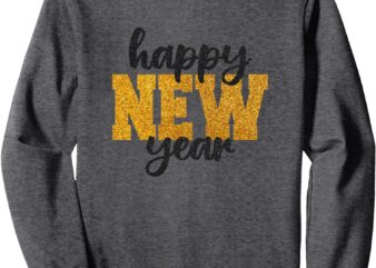 New Years Eve Party Supplies Happy New Year 2025 Men Women Sweatshirt