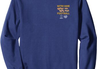 Notre Dame Fighting Irish CFP Orange Bowl 2024-25 Navy Back Sweatshirt