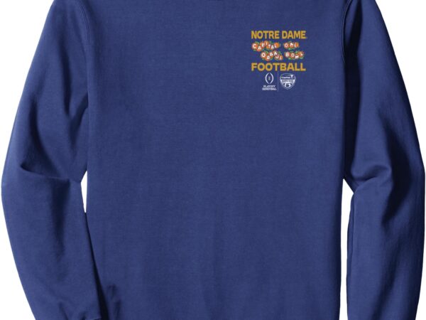 Notre dame fighting irish cfp orange bowl 2024-25 navy back sweatshirt