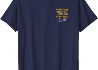 Notre Dame Fighting Irish CFP Orange Bowl 2024-25 Navy Back T-Shirt