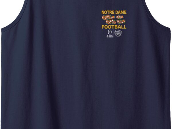 Notre dame fighting irish cfp orange bowl 2024-25 navy back tank top T shirt vector artwork