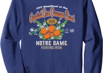 Notre Dame Fighting Irish CFP Orange Bowl 2024-25 Navy Sweatshirt