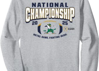 Notre Dame Fighting Irish National Championship 2025 Logo Sweatshirt