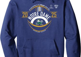 Notre Dame Fighting Irish Sugar Bowl CFP 2024-2025 Football Pullover Hoodie