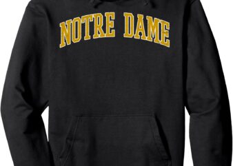 Notre Dame Indiana IN Vintage Retro American Men Women Pullover Hoodie