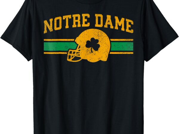 Notre dame lovers irish souvenir men women kids retro t-shirt