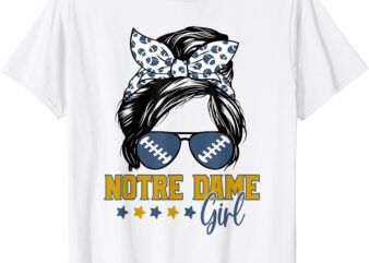 Notre-Dame Messy Bun Women Girl Kids Men T-Shirt