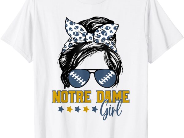 Notre-dame messy bun women girl kids men t-shirt