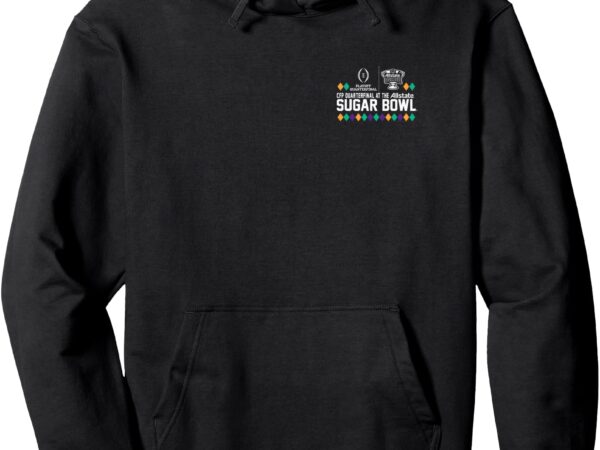 Notre dame vs georgia cfp sugar bowl 2024-25 front_back pullover hoodie T shirt vector artwork