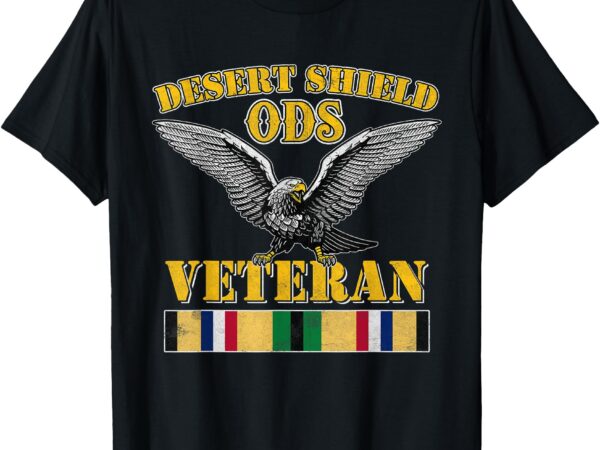 Ods veteran operation desert shield ribbon iraq vintage t-shirt