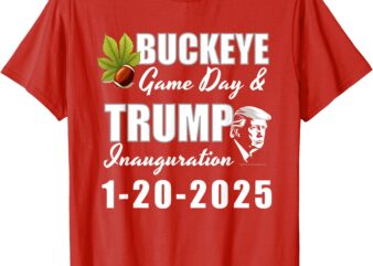 Ohio Donald Trump Inauguration Day 2025 Buckeye State T-Shirt