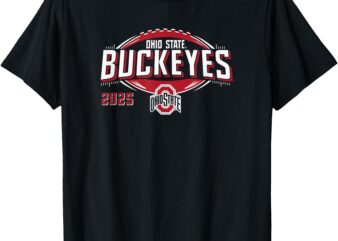 Ohio State Buckeyes CFP Cotton Bowl 2024-25 Football Black T-Shirt