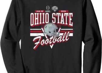 Ohio State Buckeyes CFP Cotton Bowl 2024-25 Vintage Black Sweatshirt