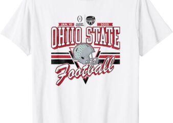 Ohio State Buckeyes CFP Cotton Bowl 2024-25 Vintage White T-Shirt