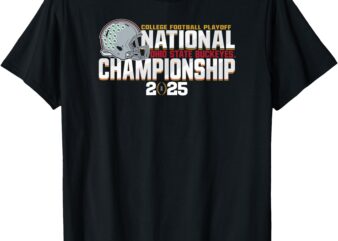 Ohio State Buckeyes CFP National Championship 2025 Black T-Shirt