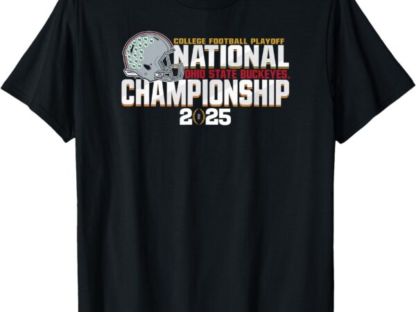 Ohio state buckeyes cfp national championship 2025 black t-shirt