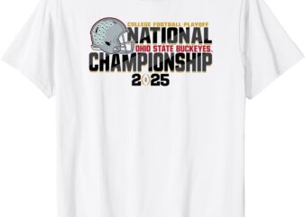 Ohio State Buckeyes CFP National Championship 2025 White T-Shirt