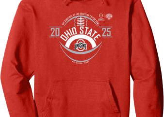 Ohio State Buckeyes CFP Semifinal Cotton Bowl 2024-25 Red Pullover Hoodie