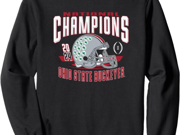 Ohio state buckeyes national champs 2024 cfp blitz black sweatshirt