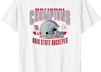 Ohio State Buckeyes National Champs 2024 CFP Blitz White T-Shirt