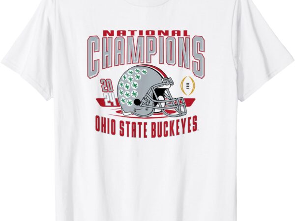 Ohio state buckeyes national champs 2024 cfp blitz white t-shirt