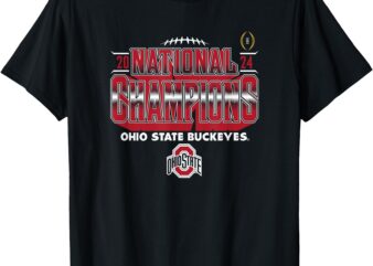 Ohio State Buckeyes National Champs 2024 CFP Triumph Black T-Shirt